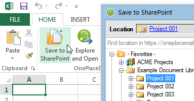 Save from Microsoft Office to SharePoint with metadata
