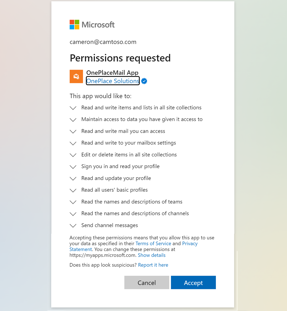 Authorization in Microsoft 365: This is the process of determining what resources a user has access to.